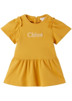 Chloé Baby Yellow Ruffled Dress