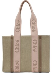 Chloé Beige Medium Woody Tote