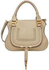 Chloé Beige Small Marcie Shoulder Bag