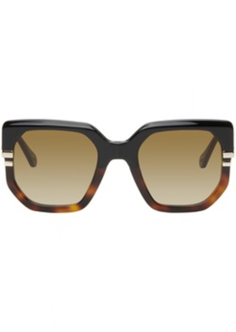 Chloé Black & Tortoiseshell West Sunglasses