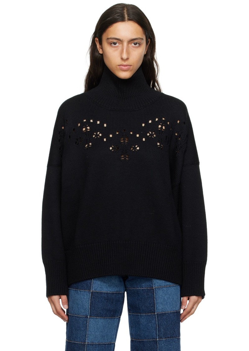 Chloé Black Generous Turtleneck