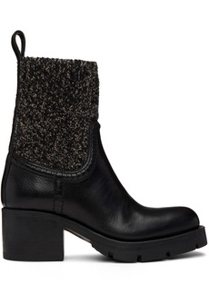 Chloé Black Neva Sock Boots