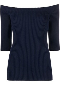 CHLOÉ Boat neck wool sweater