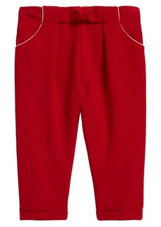 Chloé Bow Waist Pull-On Pants in 953 Red at Nordstrom