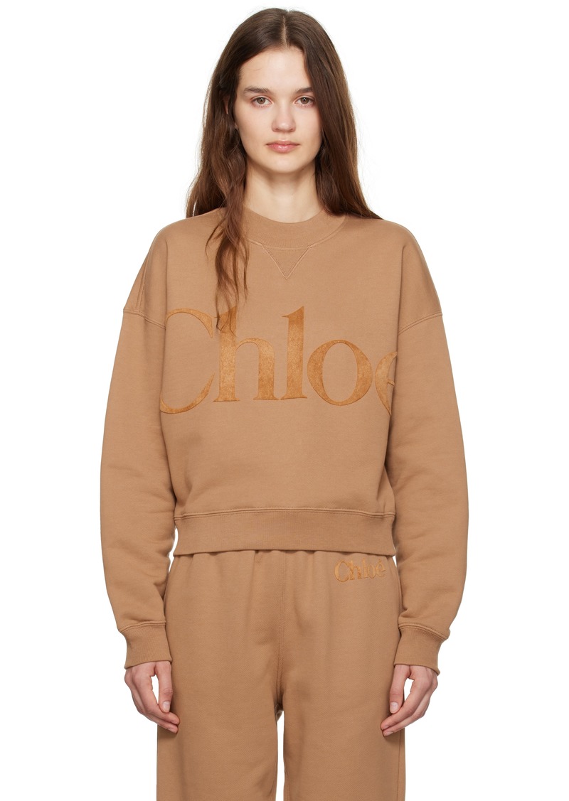 Chloé Brown Generous Sweatshirt