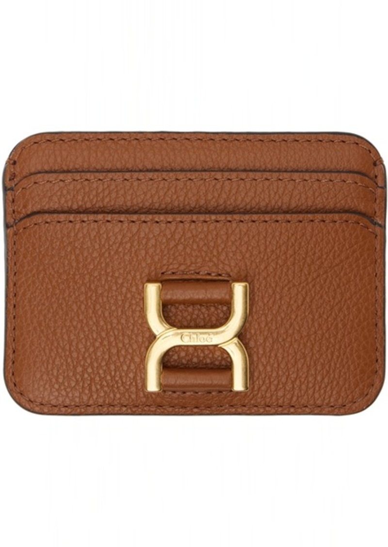 Chloé Brown Marcie Card Holder