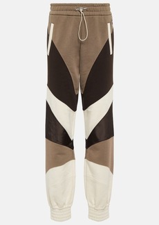 Chloé Colorblocked cotton sweatpants