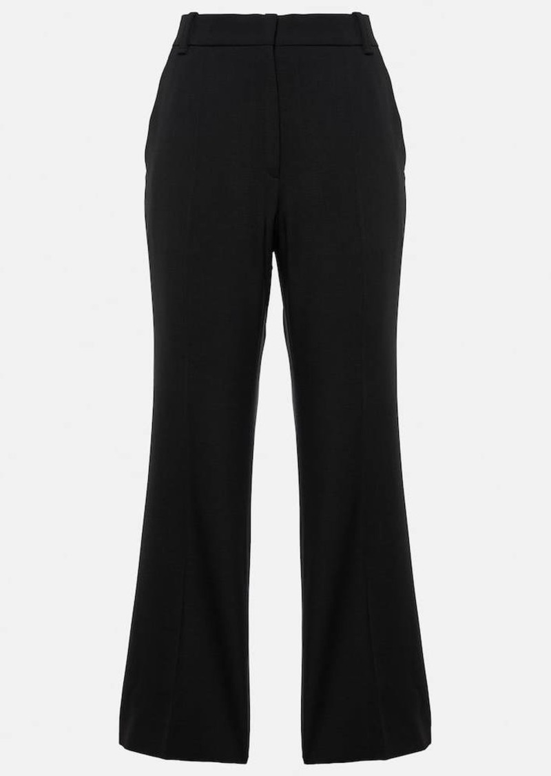 Chloé Cropped wool-blend pants