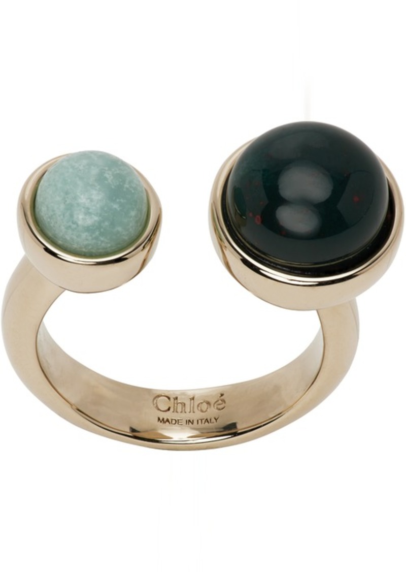 Chloé Gold & Blue Zodiac Ring