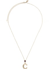 Chloé Gold Alphabet Pendant C Necklace