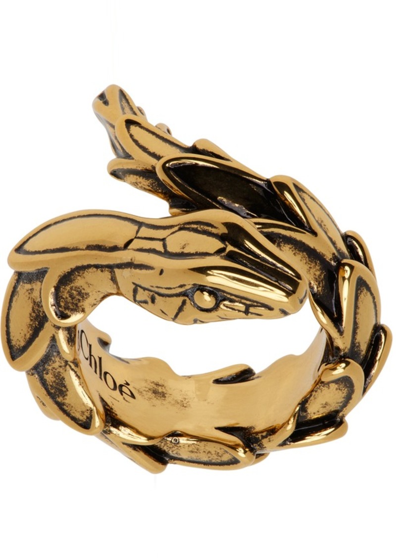 Chloé Gold 'The Chloé Snake' Ring