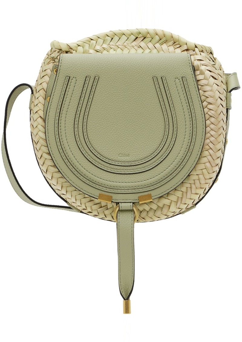 Chloé Green & Beige Marcie Bag