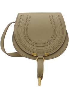 Chloé Khaki Marcie Small Saddle Bag