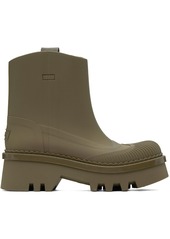 Chloé Khaki Raina Rain Boots