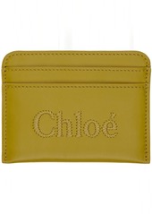 Chloé Khaki Sense Card Holder