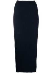 CHLOÉ Long knitted pencil skirt