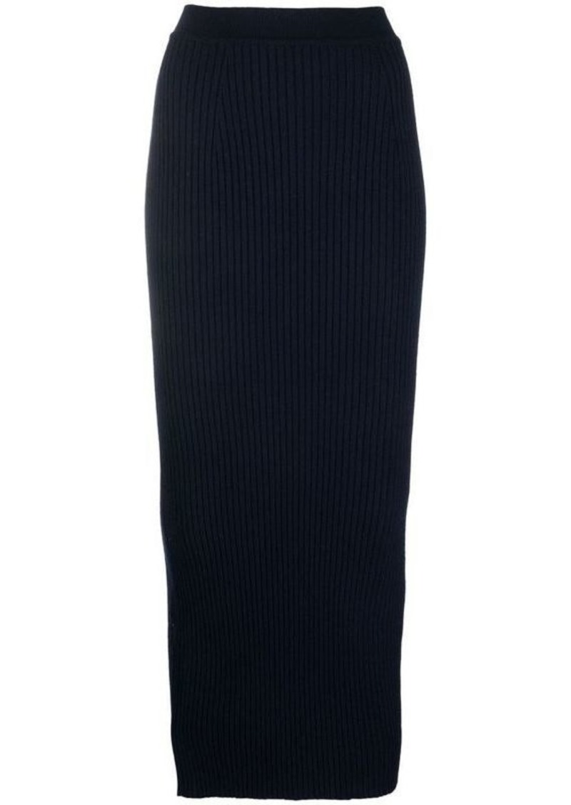 CHLOÉ Long knitted pencil skirt