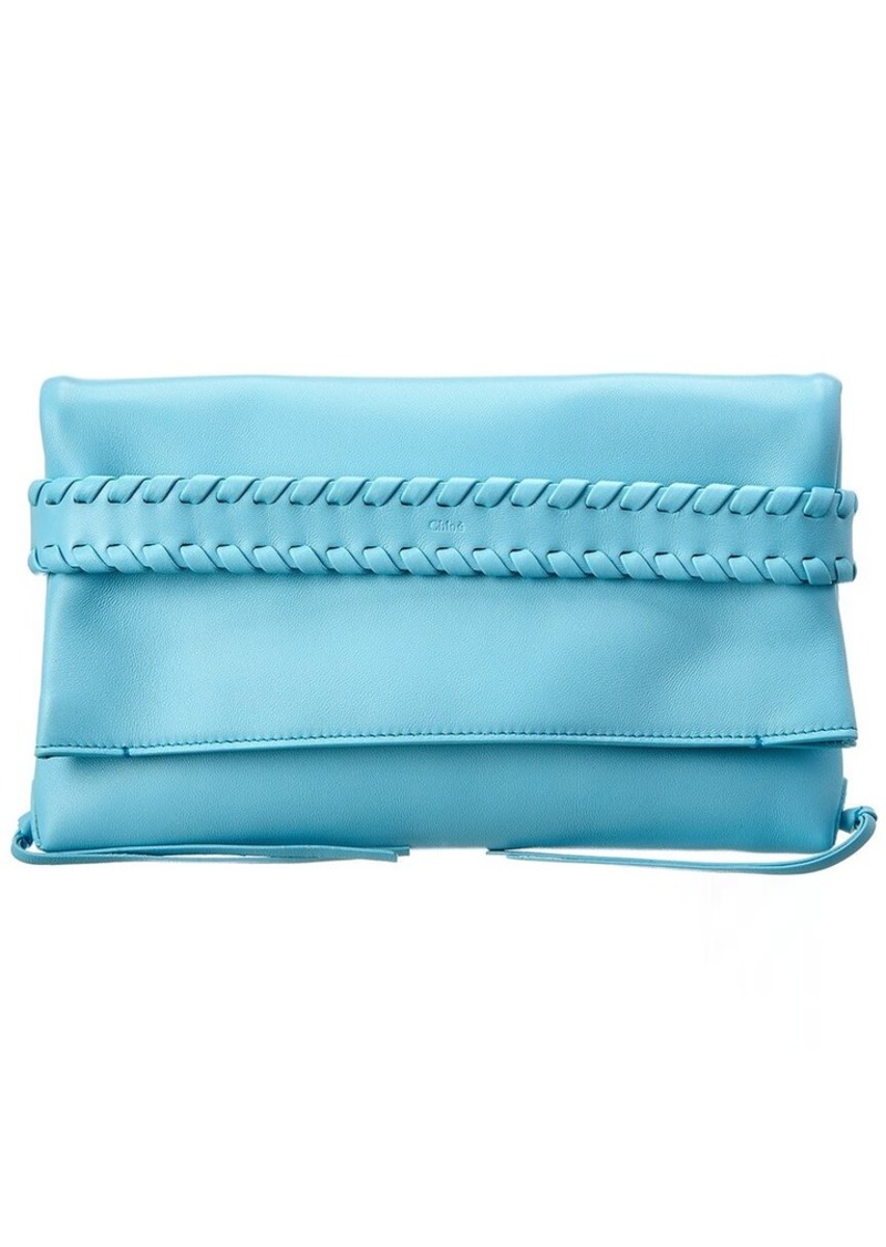 Chloé Mony Leather Clutch