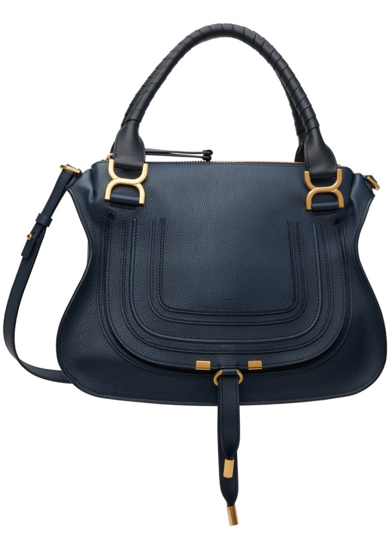 Chloé Navy Medium Marcie Bag