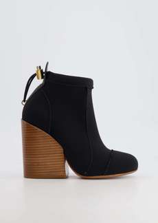 Chloé Neoprene Heeled Boots With Gold Hardware