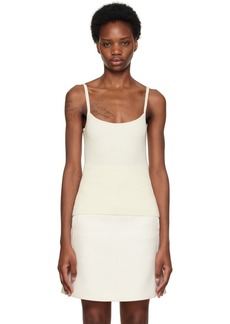 Chloé Off-White Darted Camisole