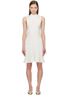 Chloé Off-White Sleeveless Midi Dress