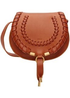 Chloé Orange Small Marcie Saddle Bag