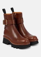 Chloé Owena leather ankle boots