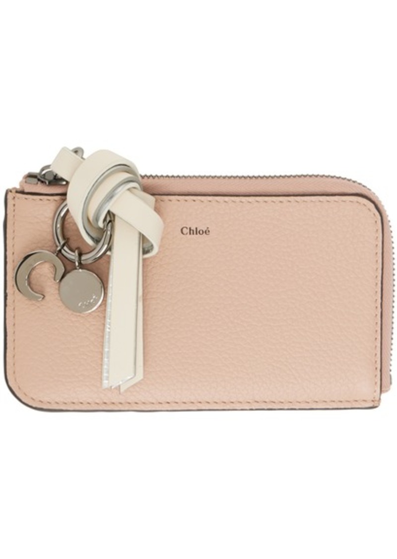 Chloé Pink Alphabet Card Holder