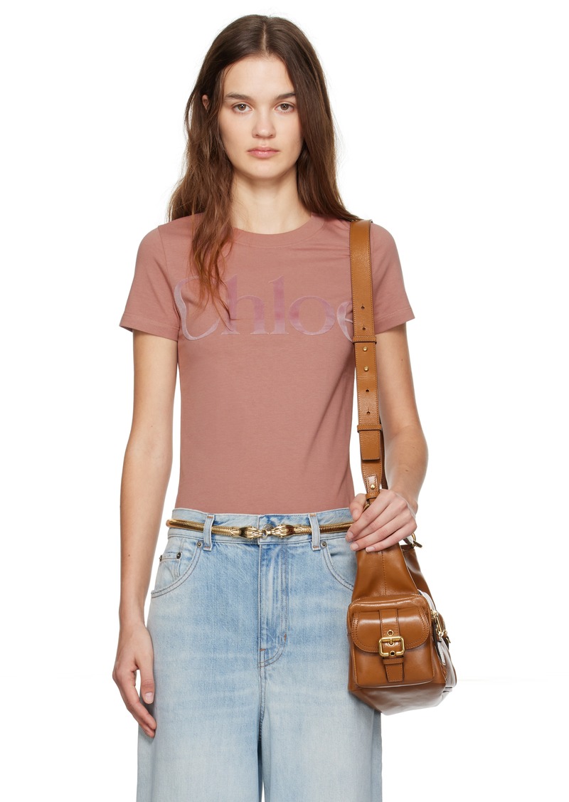 Chloé Pink Fitted T-shirt