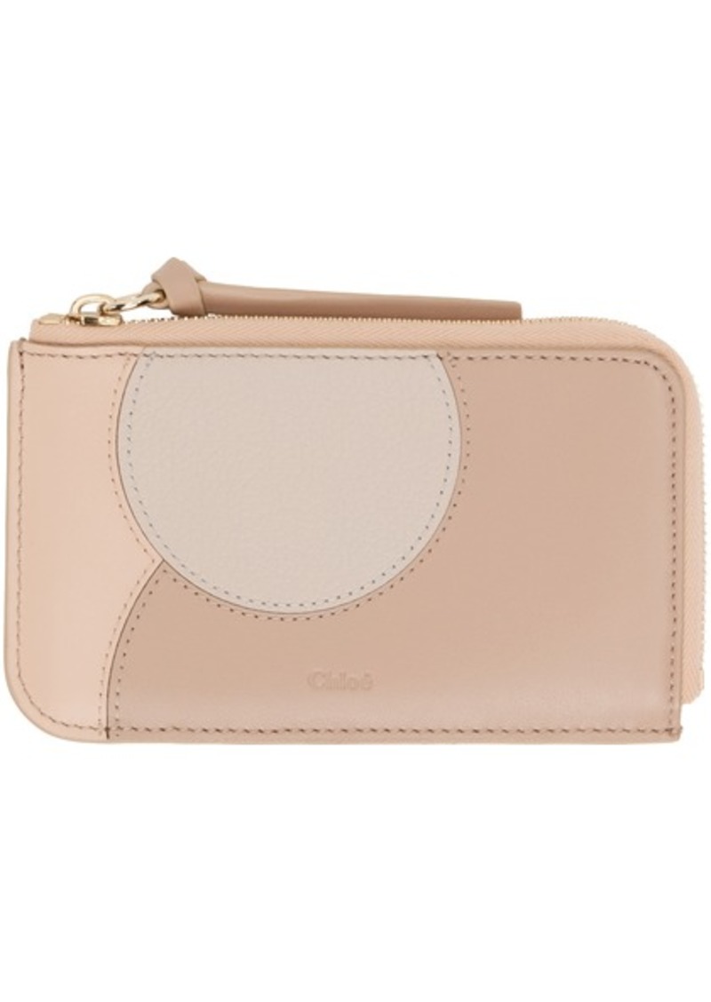 Chloé Pink Moona Small Card Holder