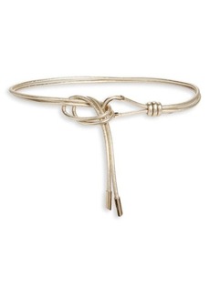 Chloé Poppie Knotted Leather Belt
