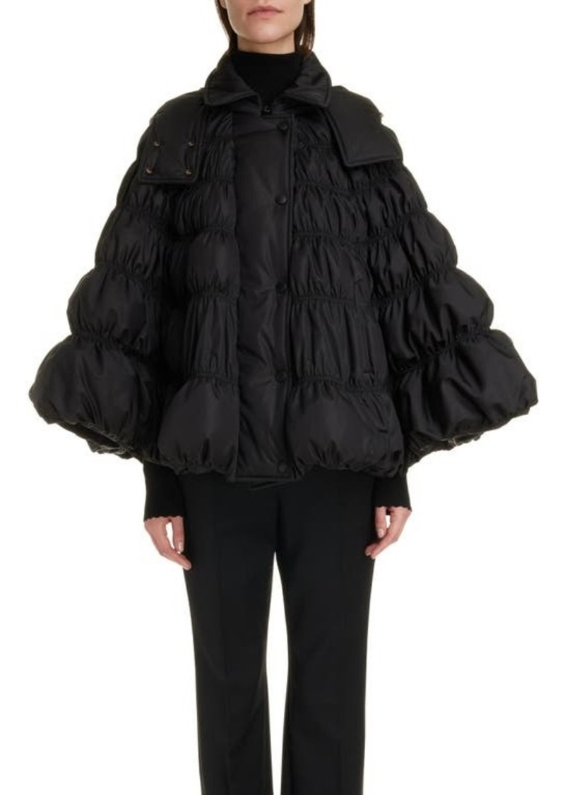 Chloé Quilted Bubble Hooded Down Puffer Coat