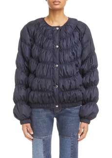 Chloé Quilted Bubble Sleeve Down Jacket