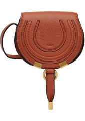 Chloé Red Nano Marcie Saddle Bag