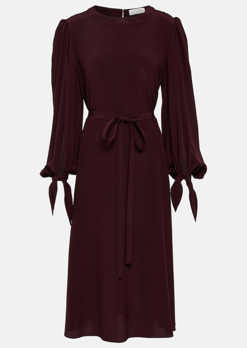 Chloé Silk crêpe de chine midi dress