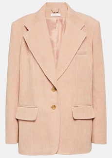 Chloé Single-breasted cotton corduroy blazer