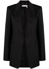 CHLOÉ Single-breasted silk blend wool jacket