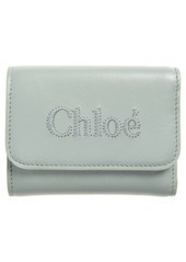 Chloé Small Sense Leather Trifold Wallet