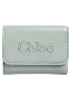 Chloé Small Sense Leather Trifold Wallet