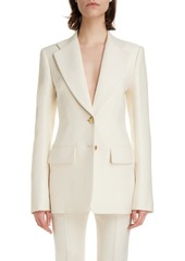 Chloé Tailored Wool & Cashmere Blazer