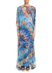 Chloé Tie Dye Silk Caftan & Slipdress