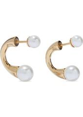 Chloé Woman Darcey Gold-tone Faux Pearl Earrings Gold