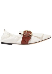 Chloé Woman Roy Fringed Leather Loafers White