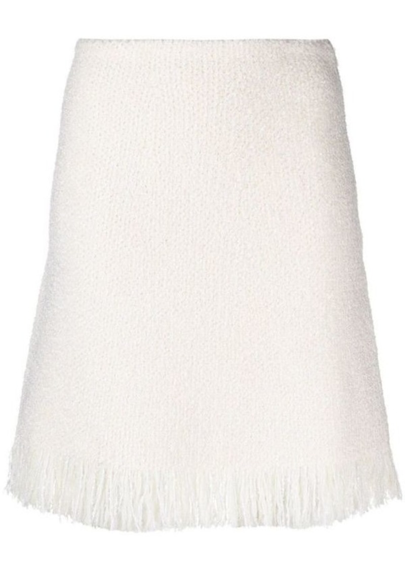 CHLOÉ Wool and silk blend mini skirt