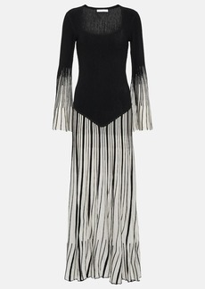 Chloé Wool and silk maxi dress