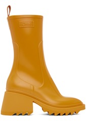 Chloé Yellow Betty Boots