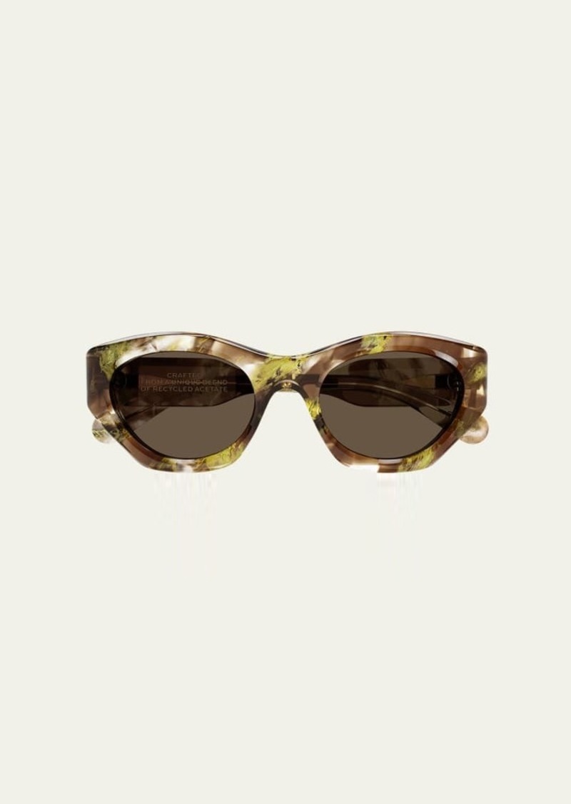 Chloé Chloe Logo Acetate Cat-Eye Sunglasses