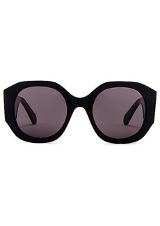 Chloé Chloe Logo Round Sunglasses