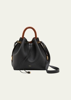 Chloé Chloe Marcie Bucket Bag in Grained Leather